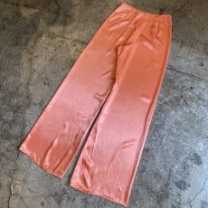 画像4: OLD SALMON PINK COLOR WIDE PANTS / W26~W27 (4)