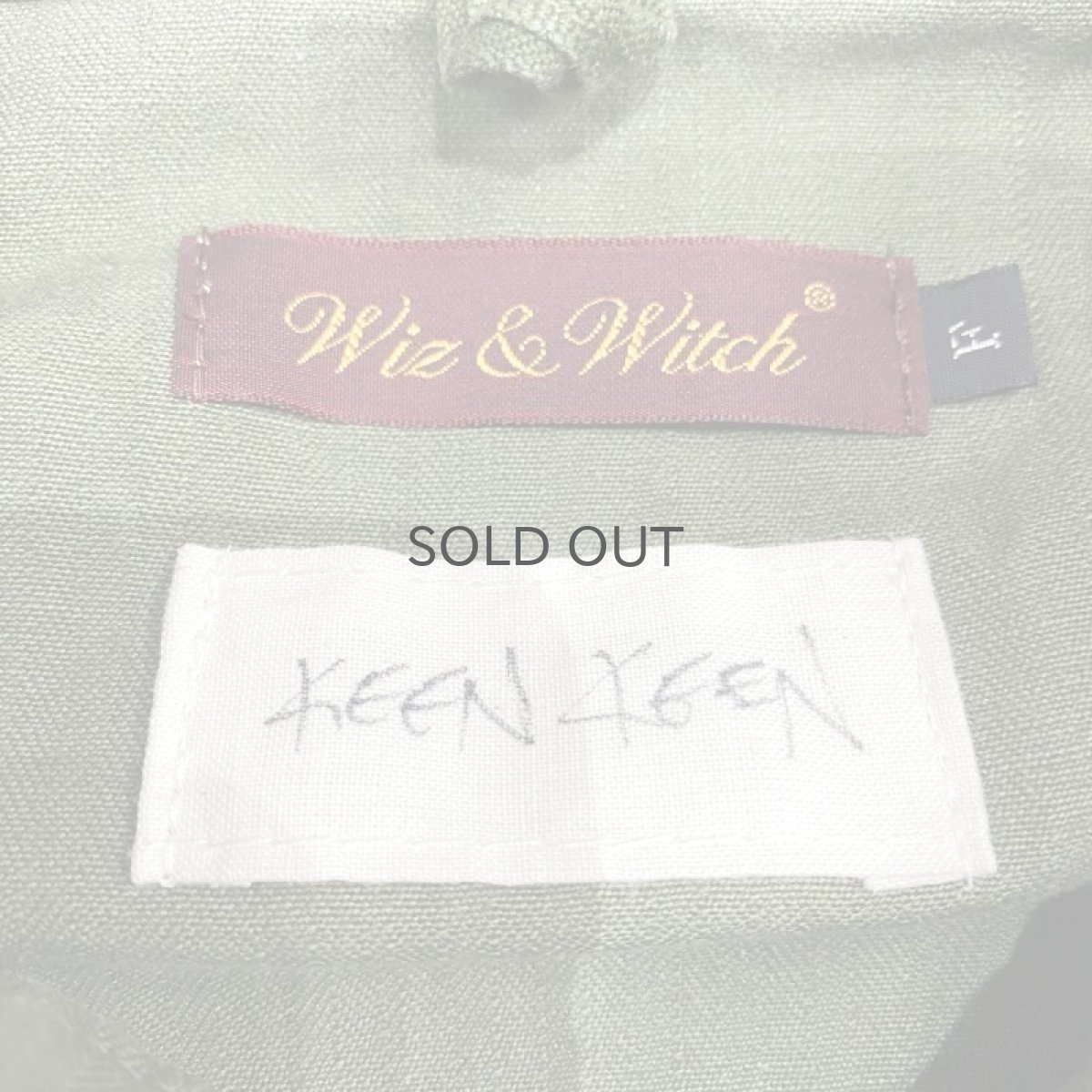 画像8: 【Wiz&Witch×KEEN KEEN】"MOCO" VINTAGE MILITARY SHIRT JACKET / OS (8)