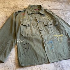 画像4: 【Wiz&Witch×KEEN KEEN】"MOCO" VINTAGE MILITARY SHIRT JACKET / OS (4)