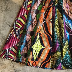 画像6: 【Wiz&Witch】AFRICAN BATIK MULTI MAXI SKIRT (A) / FREE  (6)