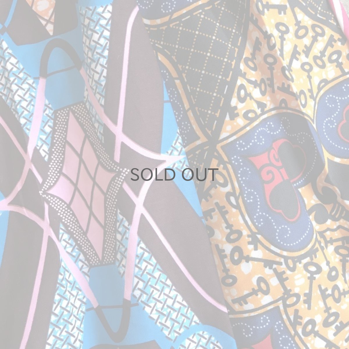 画像8: 【Wiz&Witch】AFRICAN BATIK MULTI MAXI SKIRT (A) / FREE  (8)