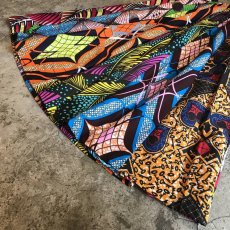 画像4: 【Wiz&Witch】AFRICAN BATIK MULTI MAXI SKIRT (A) / FREE  (4)