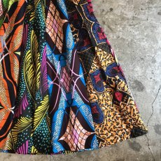 画像7: 【Wiz&Witch】AFRICAN BATIK MULTI MAXI SKIRT (A) / FREE  (7)