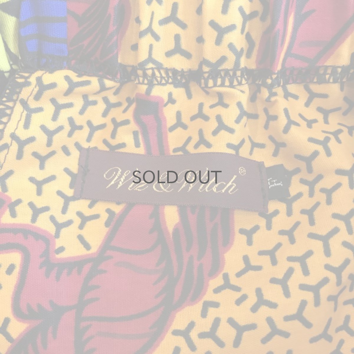 画像11: 【Wiz&Witch】AFRICAN BATIK MULTI MAXI SKIRT (B) / FREE  (11)