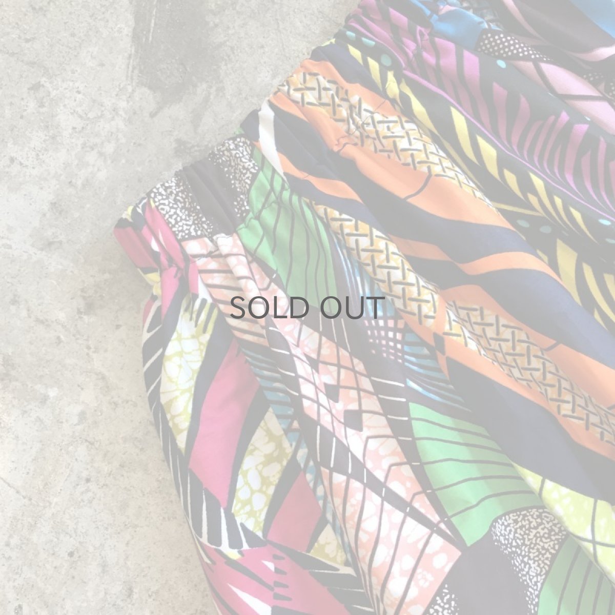 画像5: 【Wiz&Witch】AFRICAN BATIK MULTI MAXI SKIRT (A) / FREE  (5)