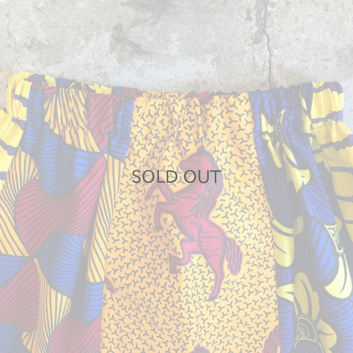 画像10: 【Wiz&Witch】AFRICAN BATIK MULTI MAXI SKIRT (B) / FREE  (10)