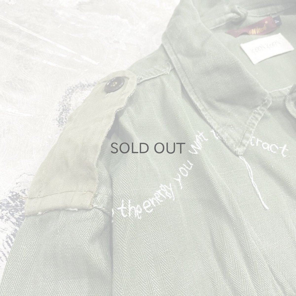画像3: 【Wiz&Witch×KEEN KEEN】"MOCO" VINTAGE MILITARY SHIRT JACKET / OS (3)