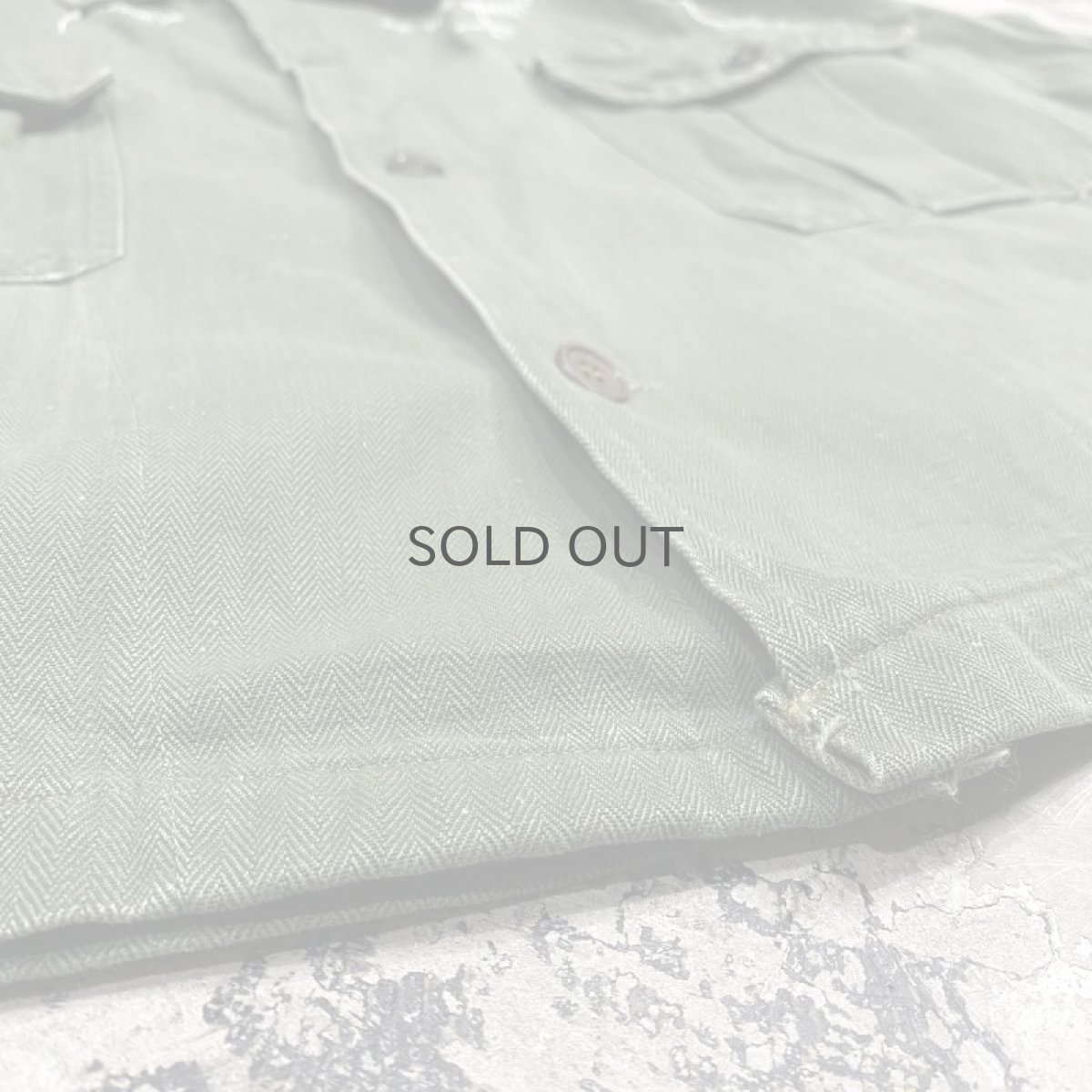 画像7: 【Wiz&Witch×KEEN KEEN】"MOCO" VINTAGE MILITARY SHIRT JACKET / OS (7)