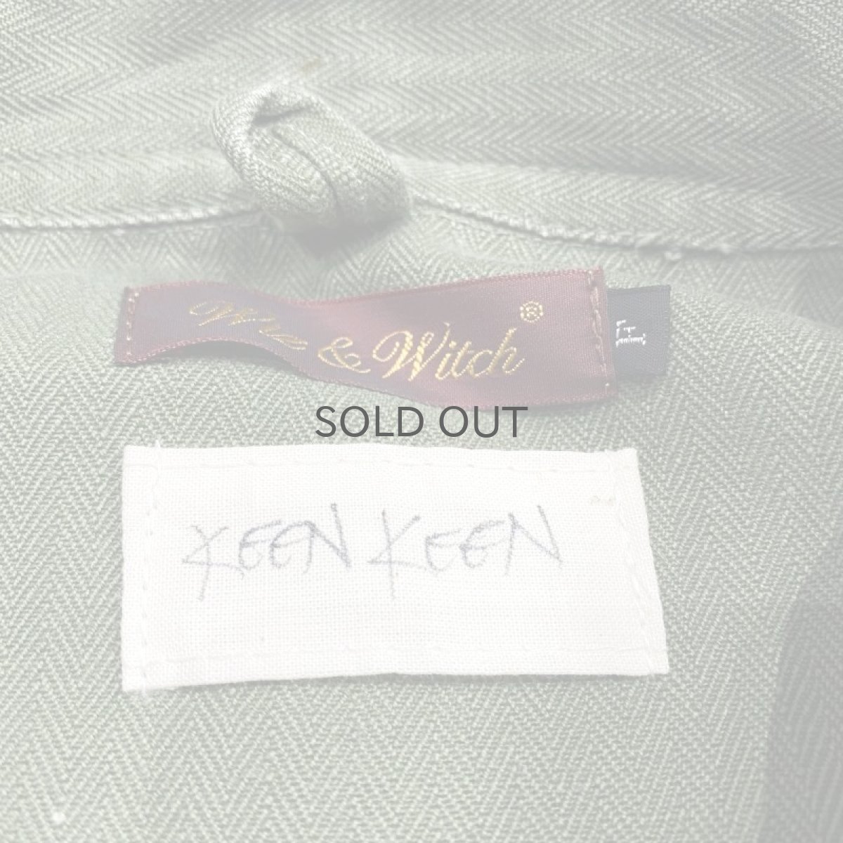 画像8: 【Wiz&Witch×KEEN KEEN】"MOCO" VINTAGE MILITARY SHIRT JACKET / OS (8)