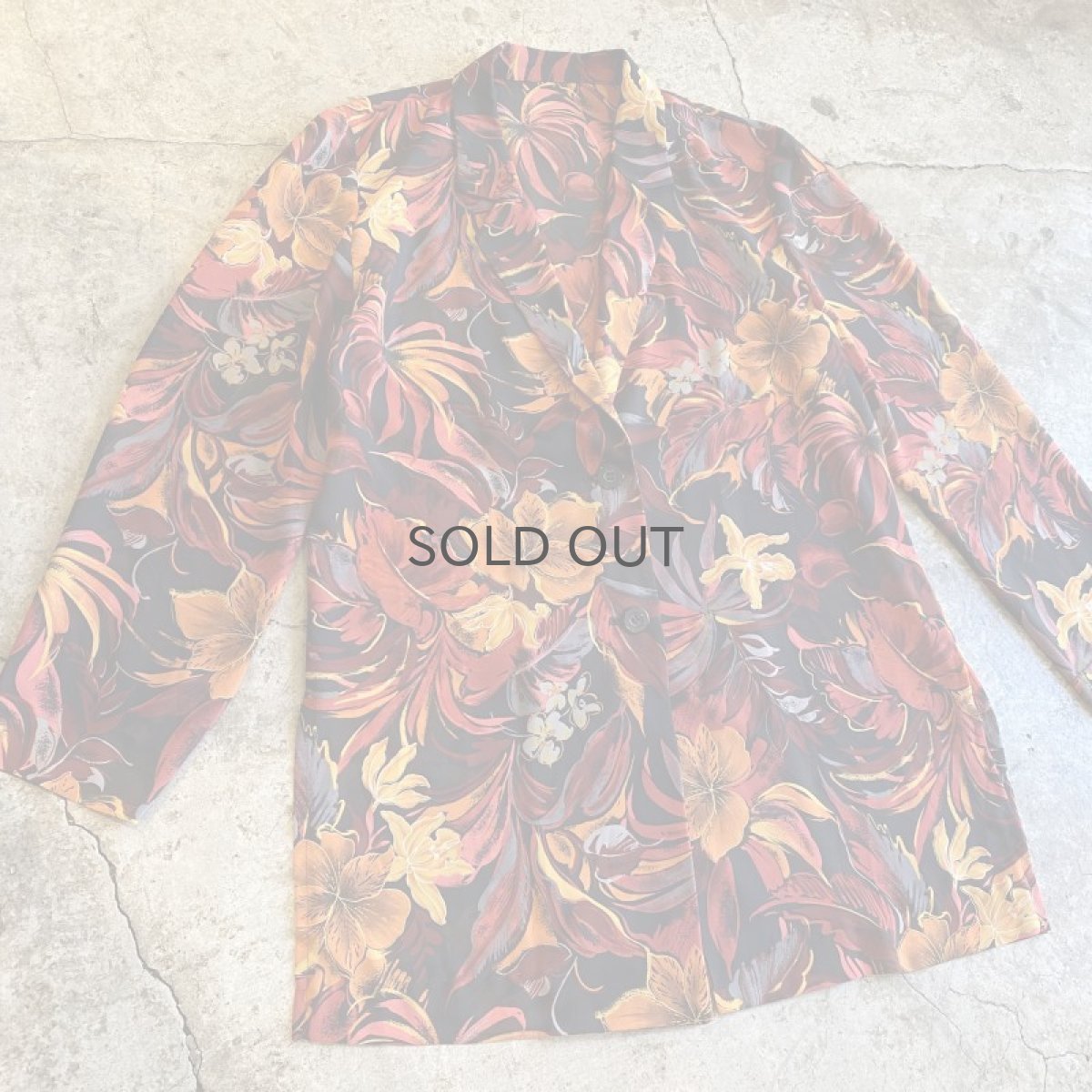画像4: FLORAL PATTERN SEE THROUGH JACKET / Ladies M (4)