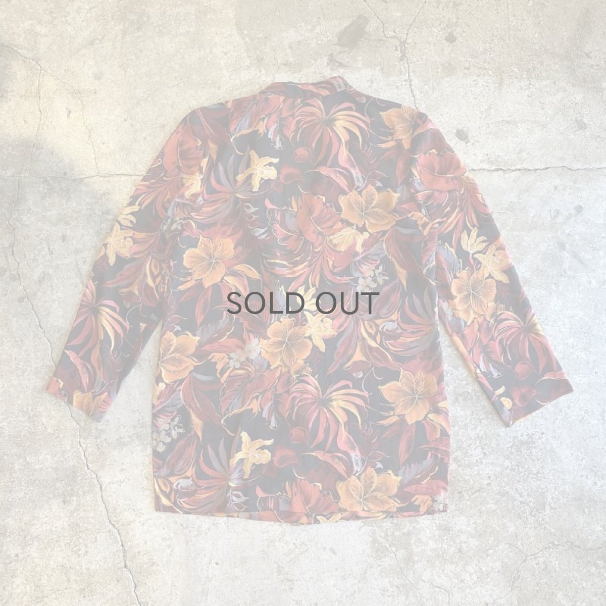 画像2: FLORAL PATTERN SEE THROUGH JACKET / Ladies M (2)