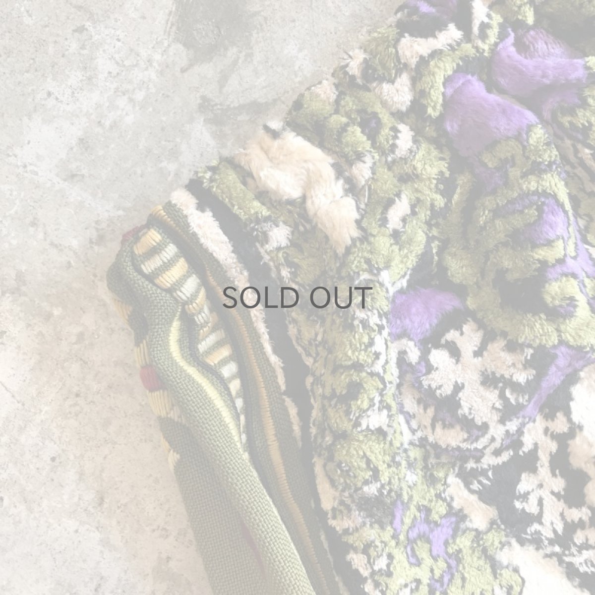 画像5: 【Wiz&Witch】"UNITED" VINTAGE RUG LONG SKIRT / FREE (5)