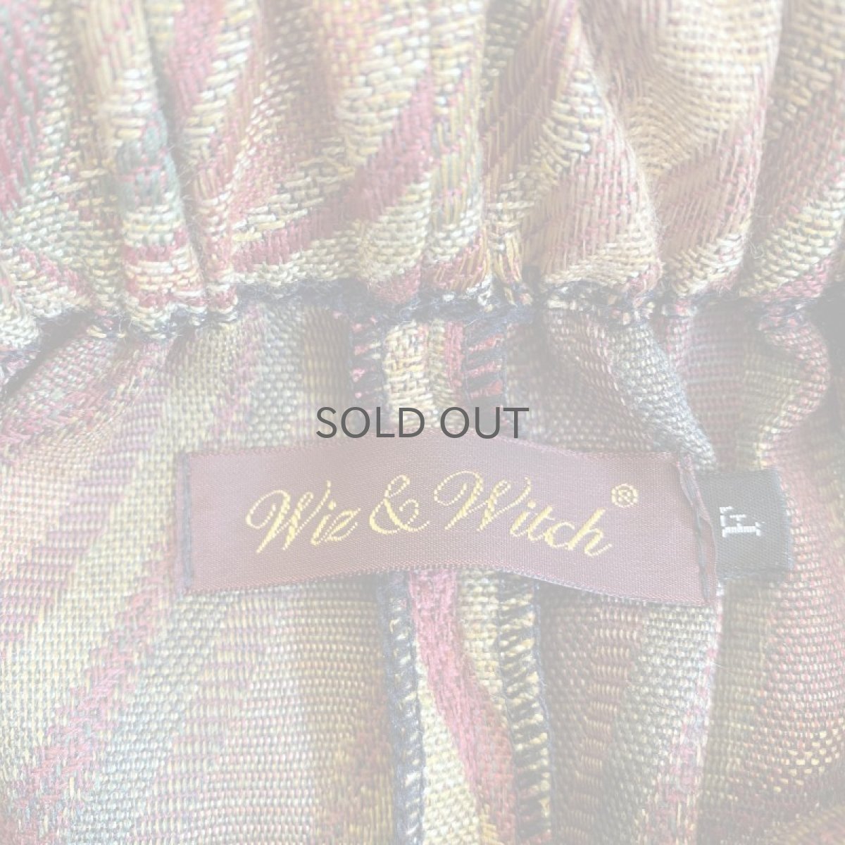 画像8: 【Wiz&Witch】OLD RUG LONG SKIRT / FREE (8)