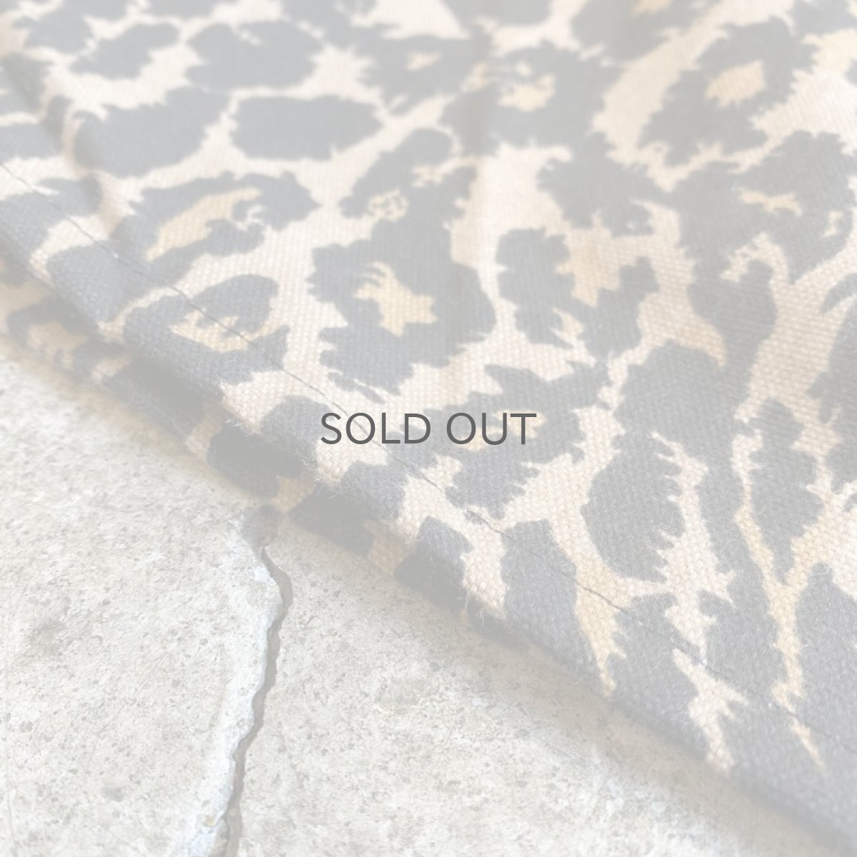 画像7: 【Wiz&Witch】OLD FABRIC LEOPARD SKIRT / FREE (7)