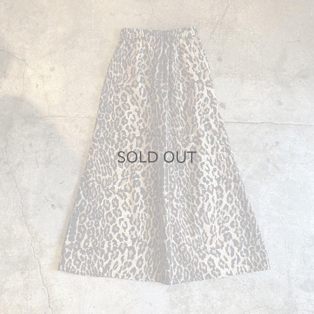 画像1: 【Wiz&Witch】OLD FABRIC LEOPARD SKIRT / FREE (1)