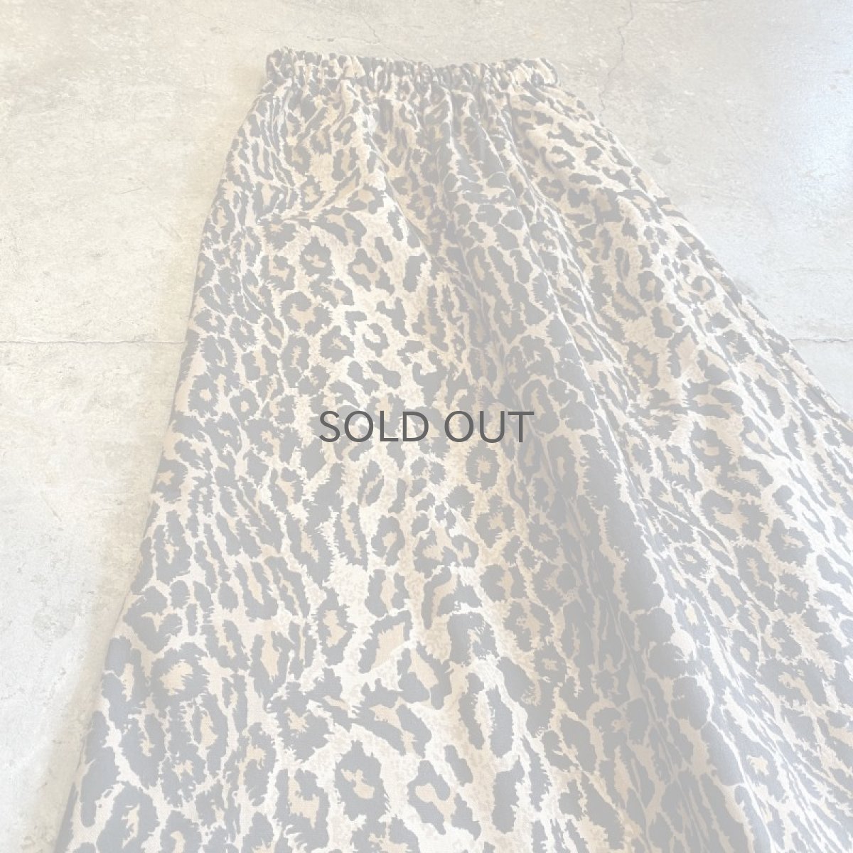 画像3: 【Wiz&Witch】OLD FABRIC LEOPARD SKIRT / FREE (3)