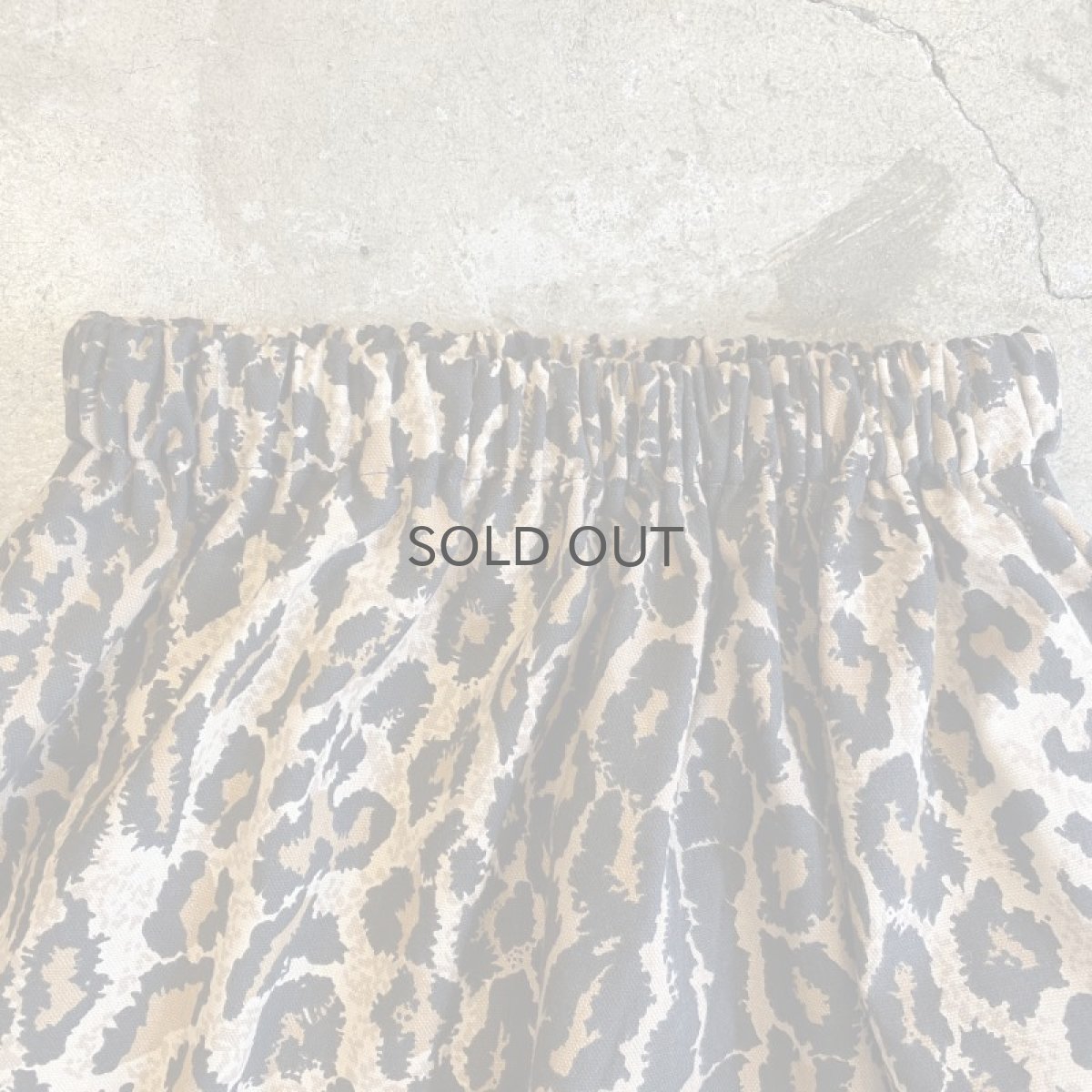 画像5: 【Wiz&Witch】OLD FABRIC LEOPARD SKIRT / FREE (5)