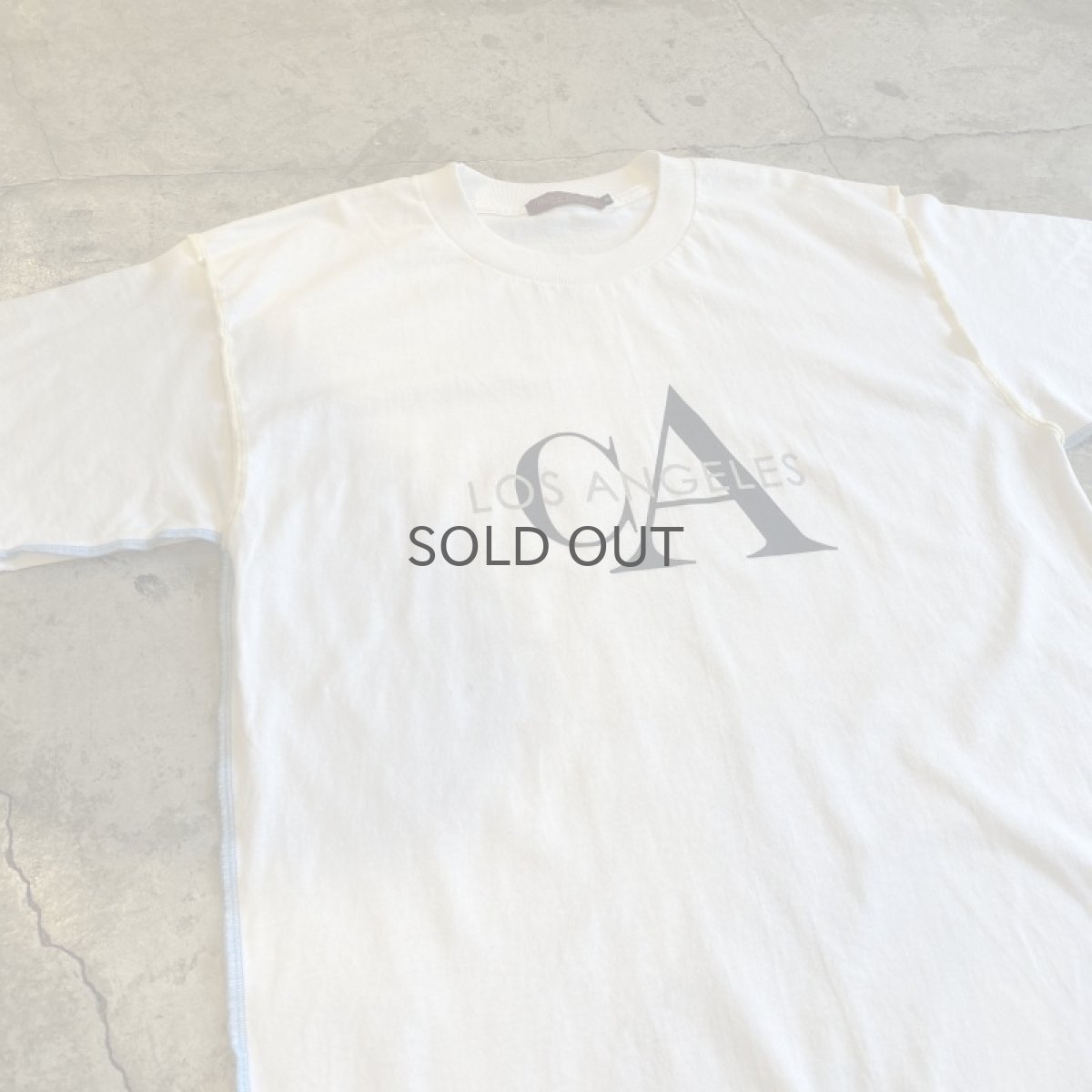 画像4: 【Wiz&Witch】"OUT STITCH" CA LOSANGELES TEE / OS (4)