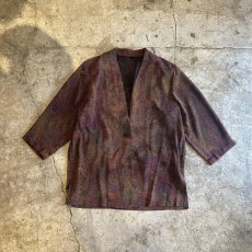 画像1: ART PATTERN SEE THROUGH JACKET / Ladies L (1)