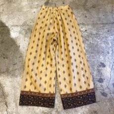 画像2: ALL OVER PATTERN WIDE PANTS / W24~W28 (2)