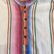 画像9: COLOR MEXICAN HENLEY NECK TOPS / Ladies M(S) (9)