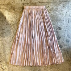 画像1: LUSTER COLOR PLEATED SKIRT / W25~W34 (1)