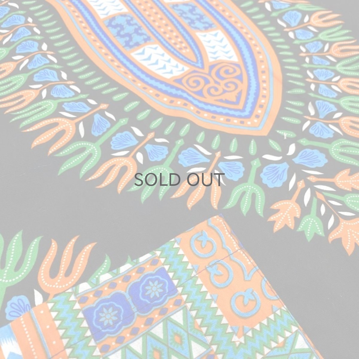 画像5: AFRICAN PATTERN PULLOVER SHIRT / Mens L (5)