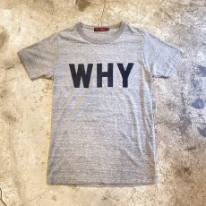 画像1: 【Wiz&Witch】"WHY" LOGO PRINT S/S TEE / M (1)