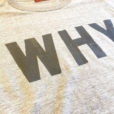 画像5: 【Wiz&Witch】"WHY" LOGO PRINT S/S TEE / M (5)