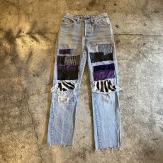 画像1: 【Wiz&Witch】CRUST ART JEANS/ W28 (1)