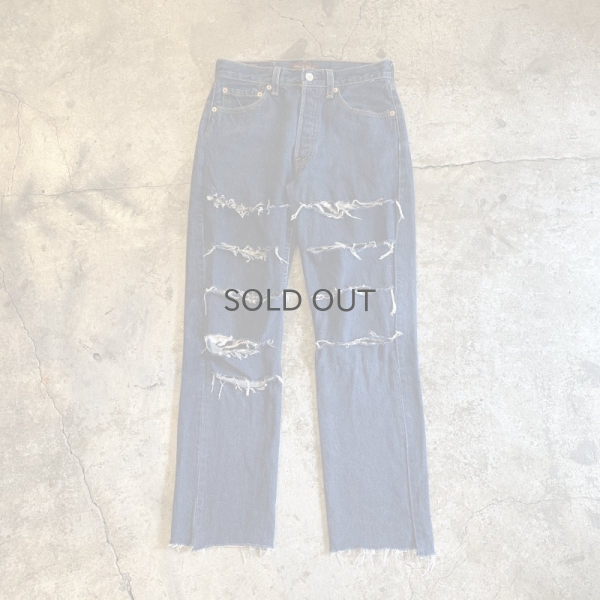 画像1: 【Wiz&Witch】CRUST ART JEANS/ W29 (1)