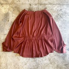 画像2: DOLMAN SLEEVE LUSTER BLOUSE / Ladies L (2)