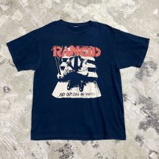 画像1: "RANCID" PRINTED ROCK S/S TEE / Mens L (1)