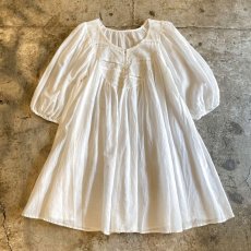 画像1: SWITCHED HALF BUTTON LACE BLOUSE / Ladies M (1)