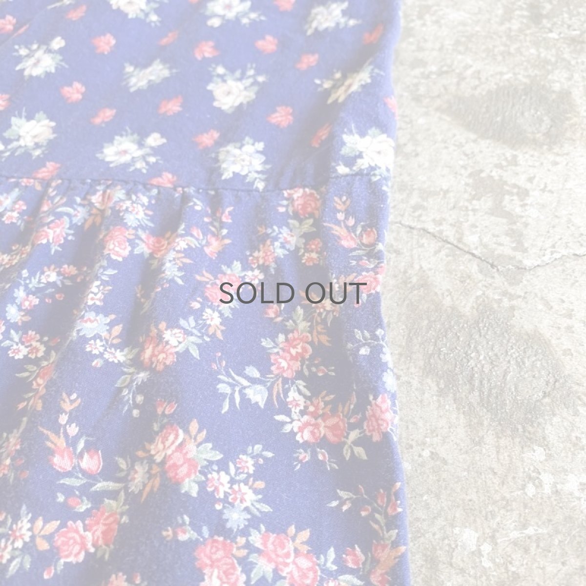 画像6: 70's FLORAL PATTERN LACE SKIRT / W30~W31 (6)