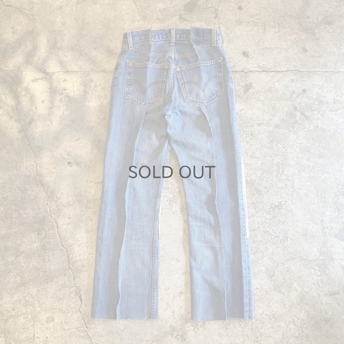 画像2: 【Wiz&Witch】"UNITED" KNEE PATCH DENIM PANTS / W29 (2)