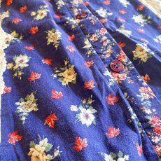 画像5: 70's FLORAL PATTERN LACE SKIRT / W30~W31 (5)