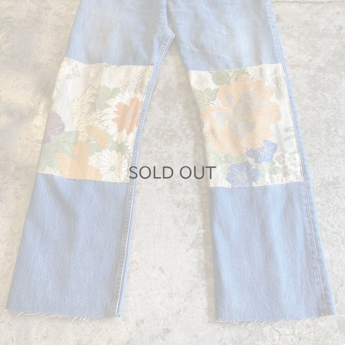 画像7: 【Wiz&Witch】"UNITED" KNEE PATCH DENIM PANTS / W29 (7)