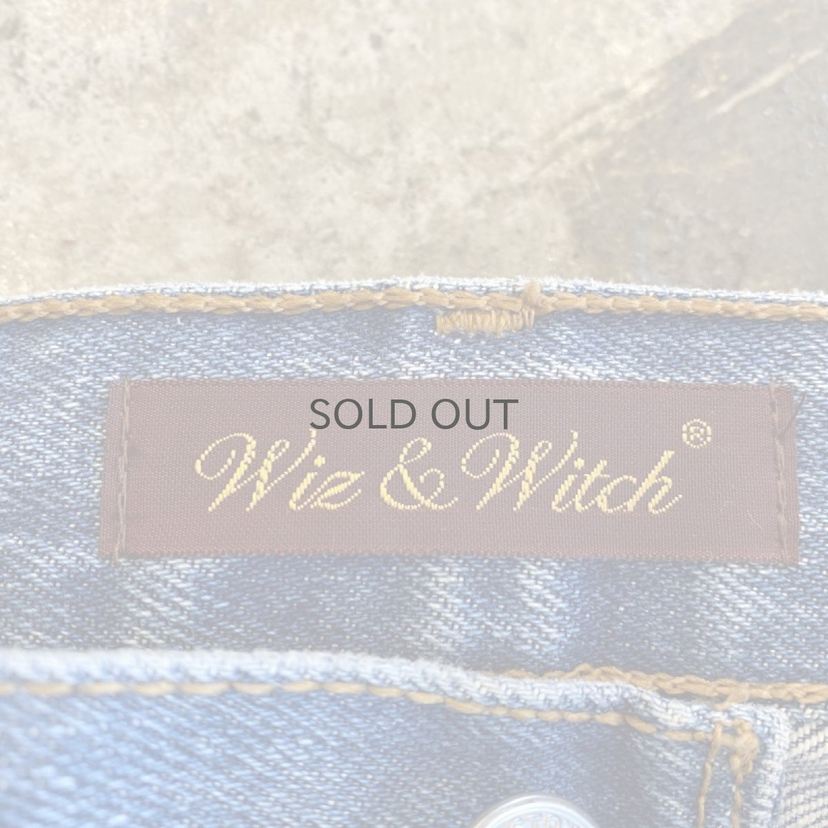 画像10: 【Wiz&Witch】"UNITED" KNEE PATCH DENIM PANTS / W29 (10)