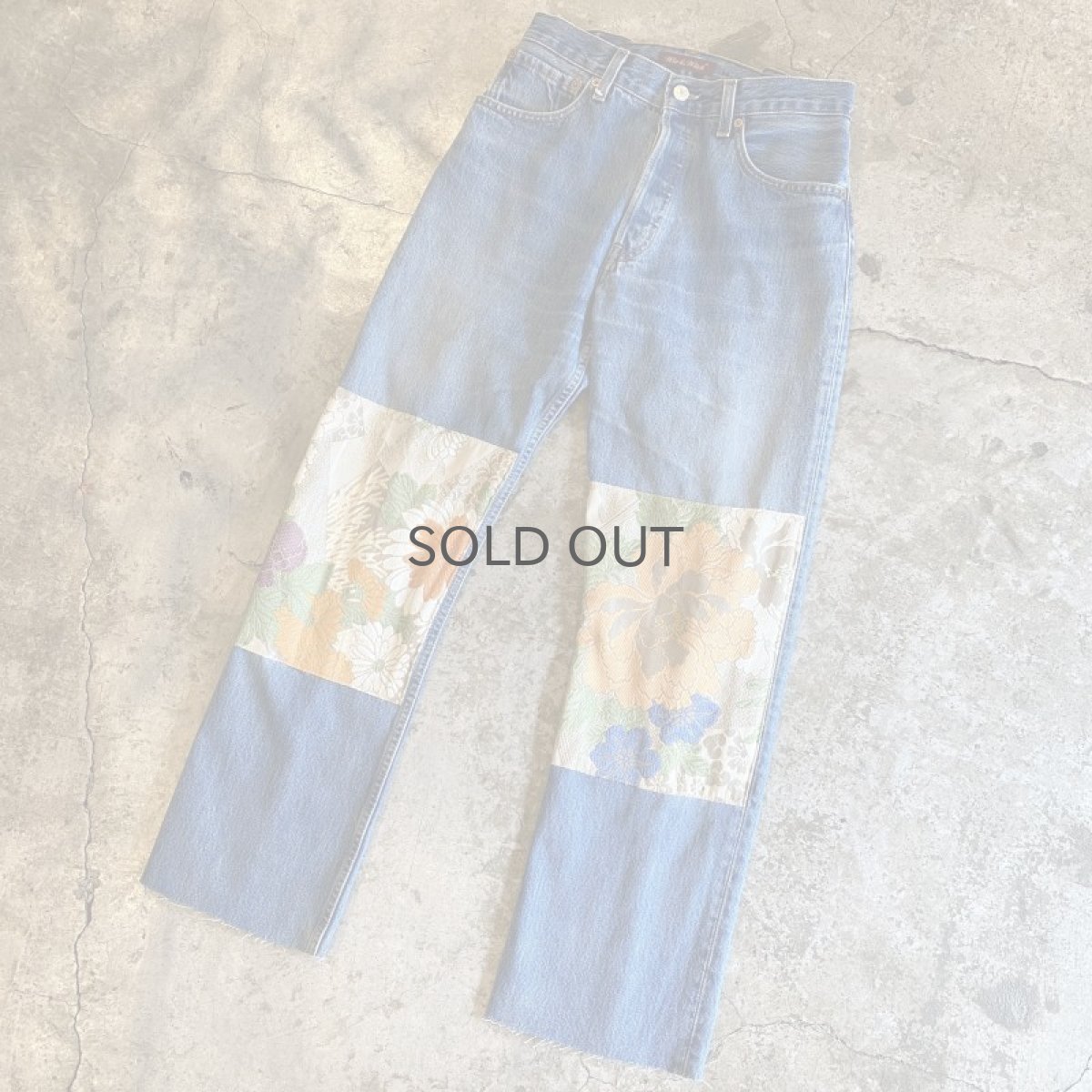 画像3: 【Wiz&Witch】"UNITED" KNEE PATCH DENIM PANTS / W29 (3)