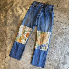 画像3: 【Wiz&Witch】"UNITED" KNEE PATCH DENIM PANTS / W29 (3)