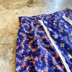 画像3: 70's FLORAL PATTERN LACE SKIRT / W30~W31 (3)