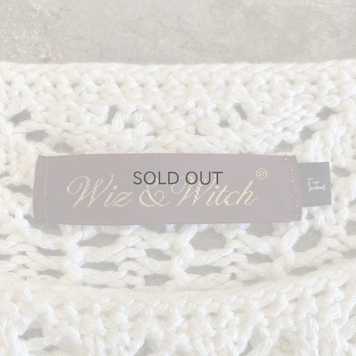 画像8: 【Wiz&Witch】"UNITED" LACE FRINGE TOPS / OS (8)