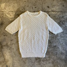 画像1: DOT SUMMER KNIT S/S TOPS / Ladies M (1)