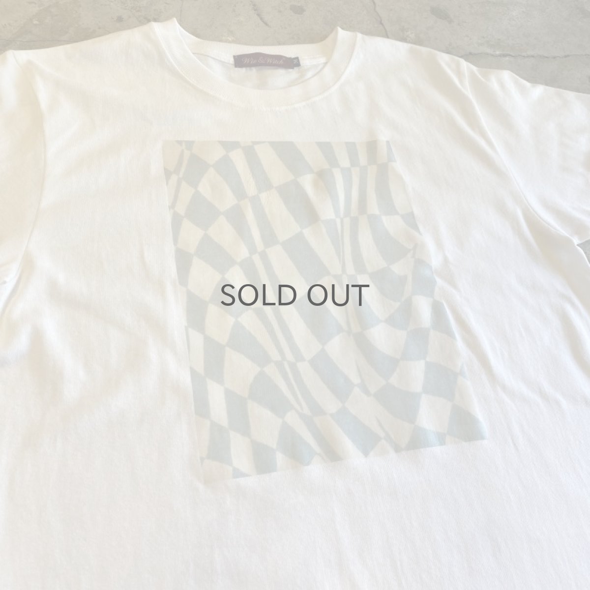 画像4: 【Wiz&Witch】CHECKER ART TEE / M (4)