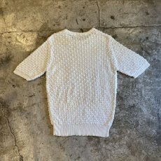 画像2: DOT SUMMER KNIT S/S TOPS / Ladies M (2)