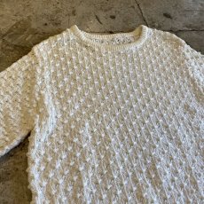 画像4: DOT SUMMER KNIT S/S TOPS / Ladies M (4)