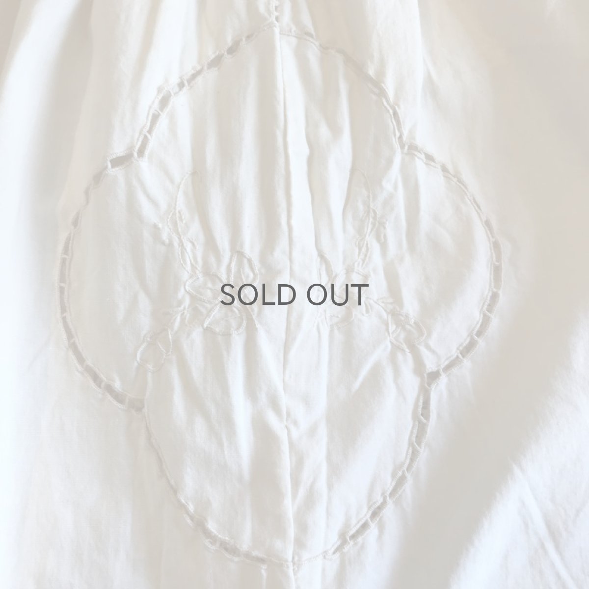 画像10: 【Wiz&Witch】VINTAGE COTTON LACE LONG SKIRT (B) / FREE  (10)