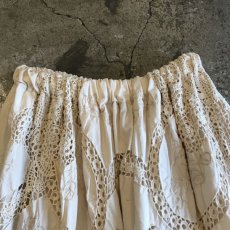 画像7: 【Wiz&Witch】VINTAGE COTTON LACE LONG SKIRT (B) / FREE  (7)