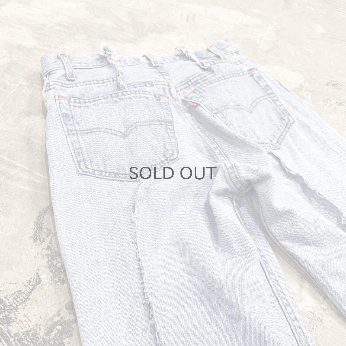 画像8: 【Wiz&Witch】"DIRTY BEAUTIFUL" CRUST ART JEANS / W30 (8)